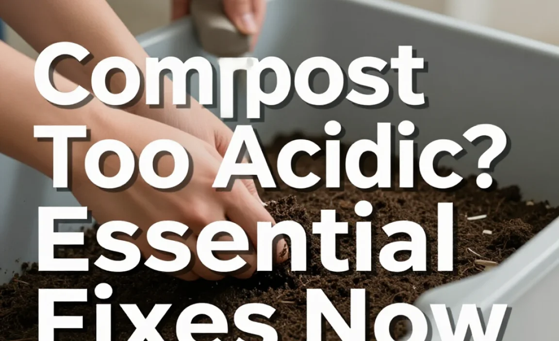 Compost Too Acidic? Essential Fixes Now