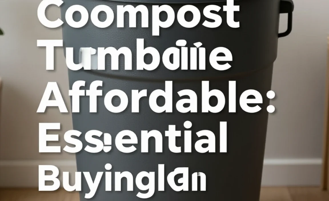 Compost Tumbler Affordable: Essential Buying Guide