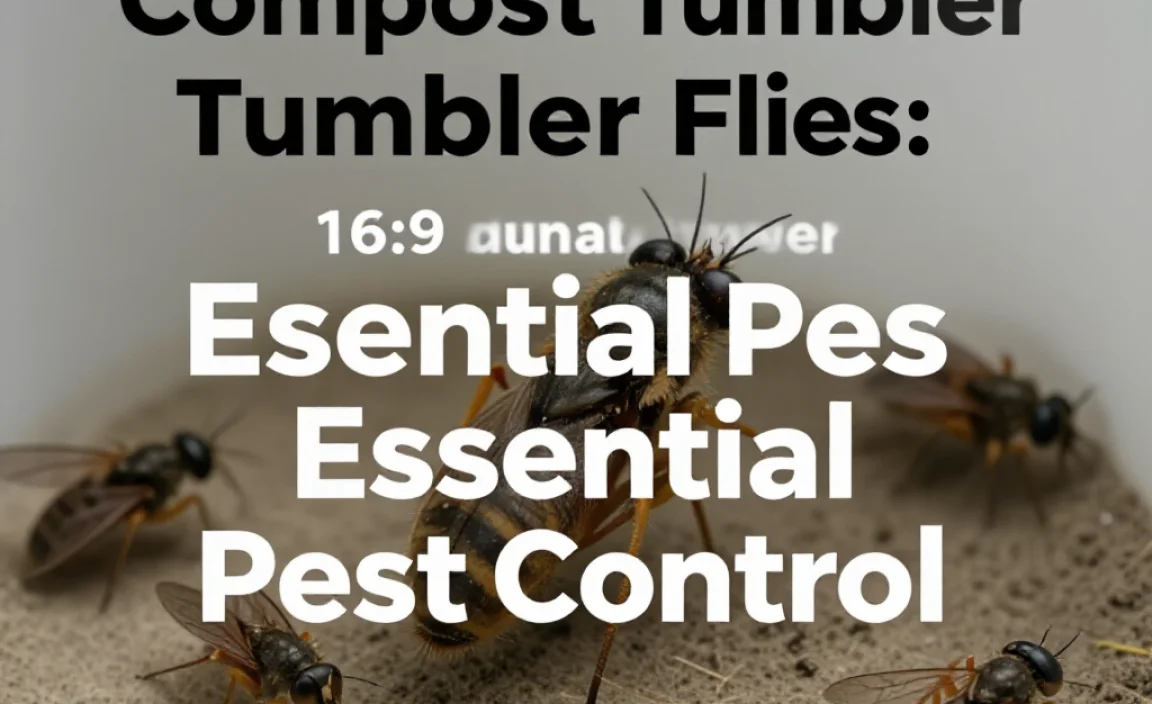 Compost Tumbler Flies: Essential Pest Control