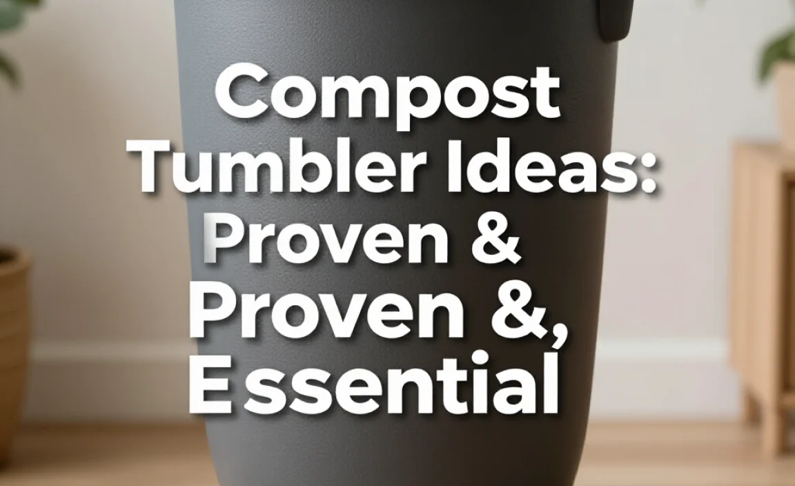 Compost Tumbler Ideas: Proven & Essential