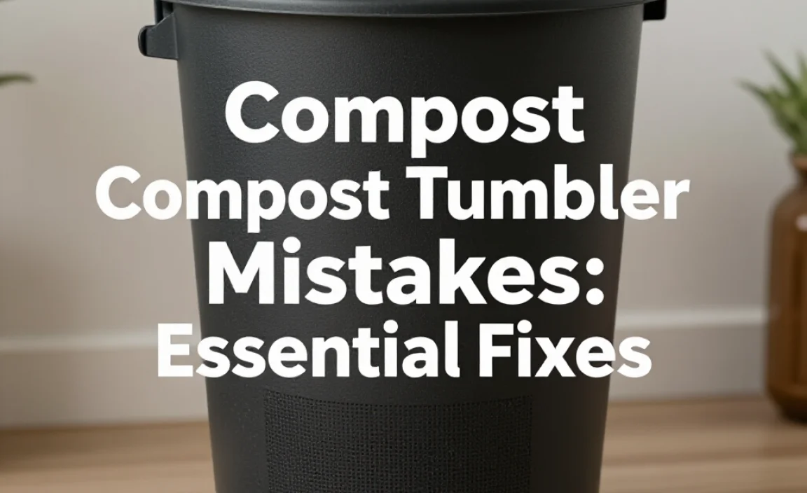 Compost Tumbler Mistakes: Essential Fixes