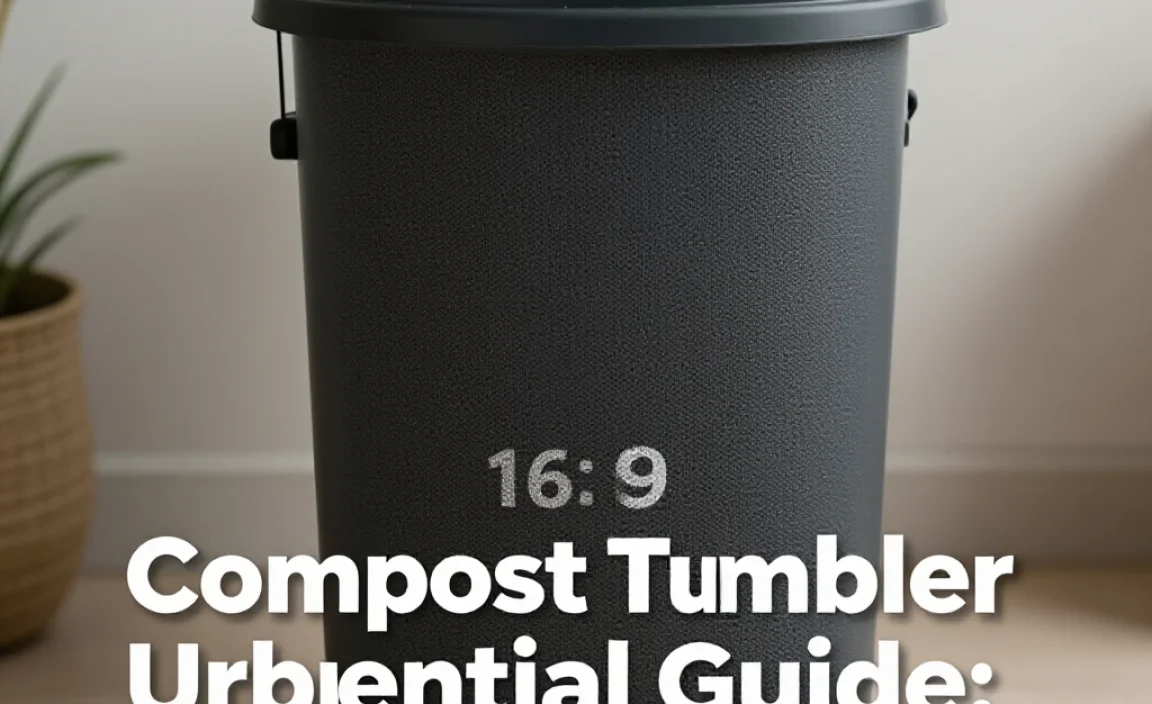 Compost Tumbler Urban: Essential Guide