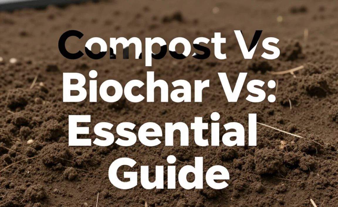 Compost Vs Biochar Vs: Essential Guide