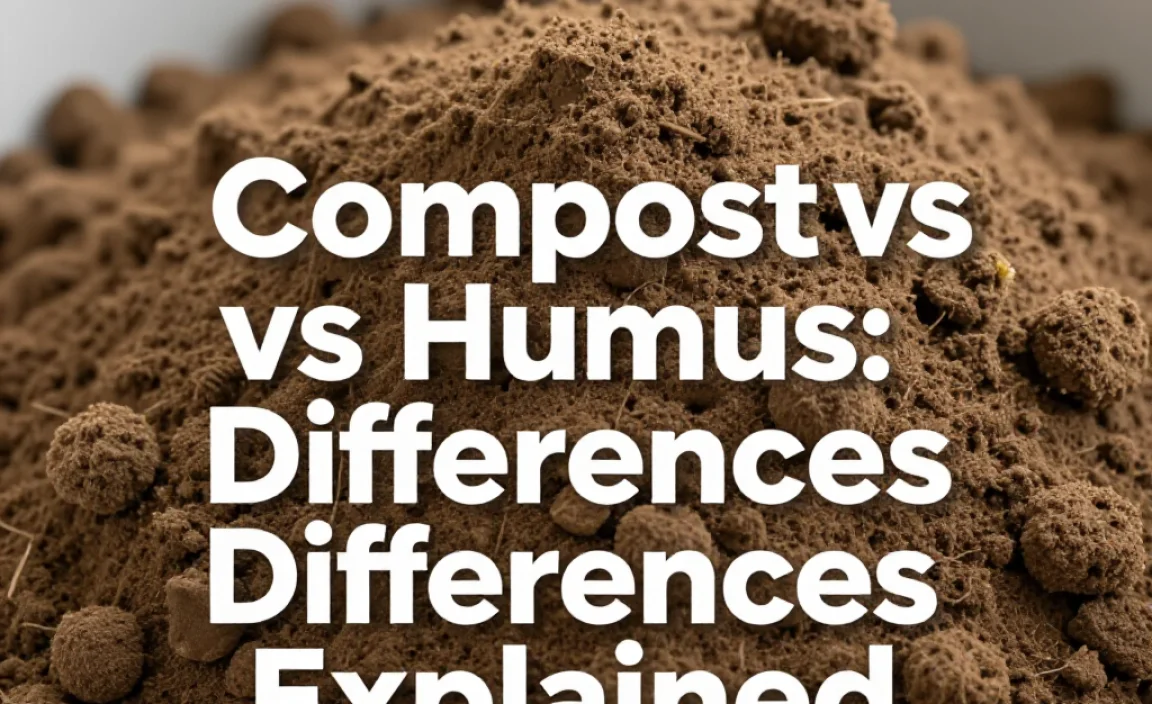 Compost vs Humus: Key Differences Explained