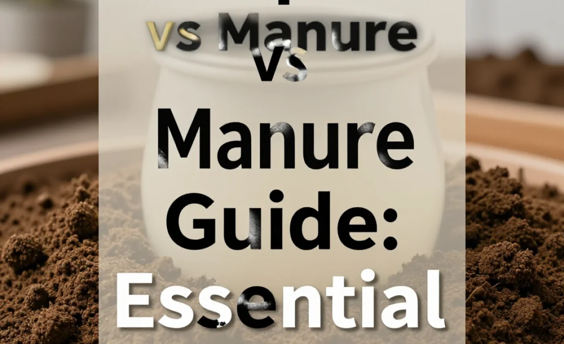 Compost vs Manure Guide: Essential Insights