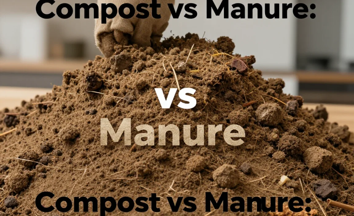 Compost vs Manure: Key Differences