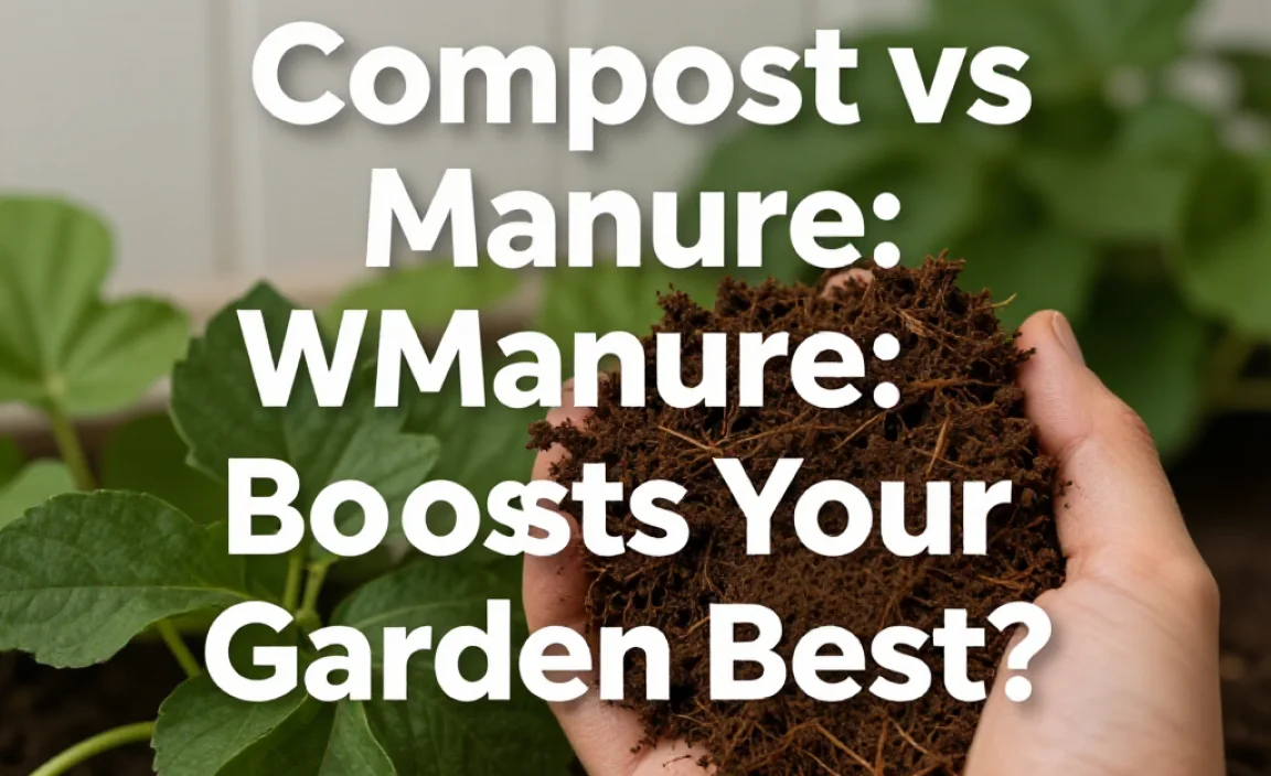 Compost vs Manure: Which Boosts Your Garden Best?