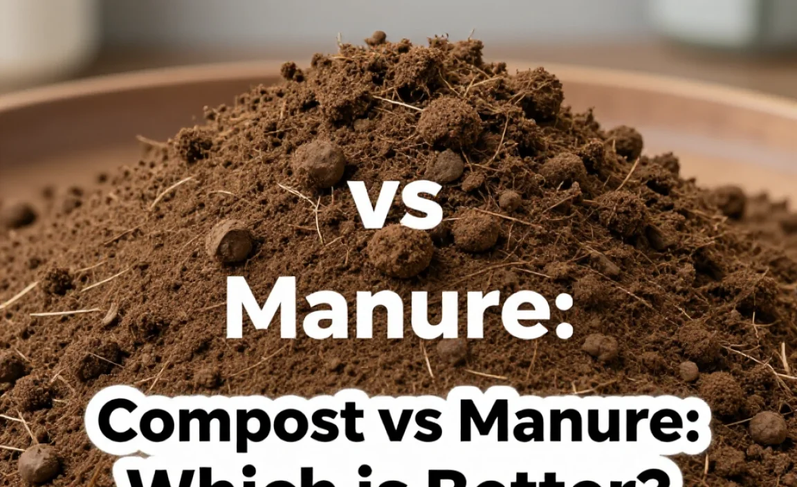 Compost vs Manure: Which is Better?