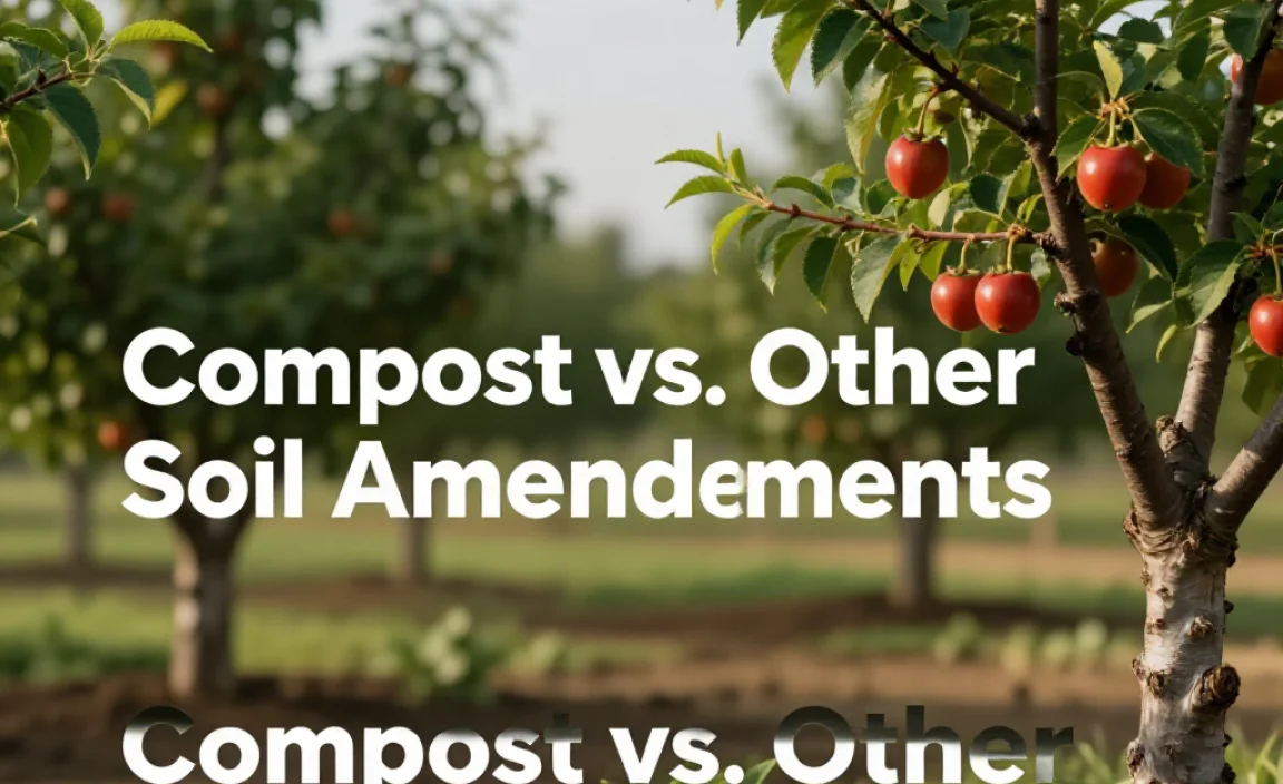 Compost vs. Other Soil Amendments