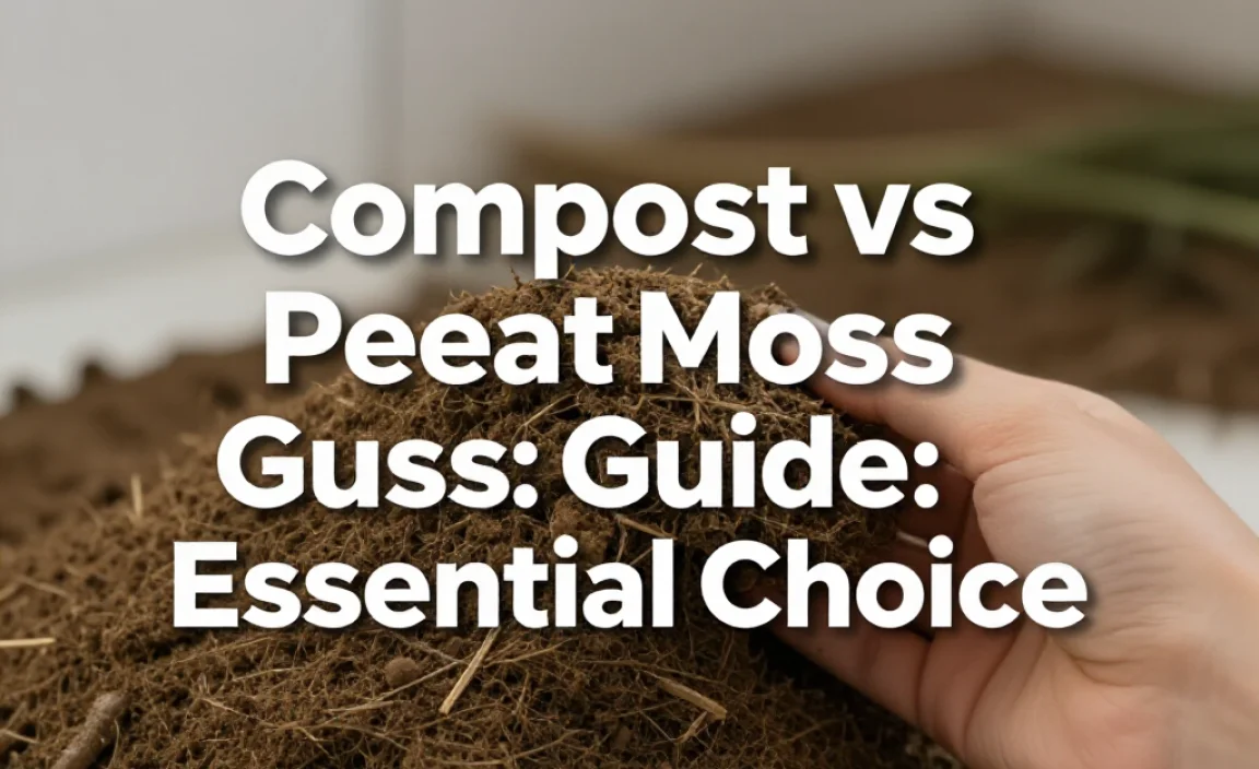 Compost vs Peat Moss Guide: Essential Choice