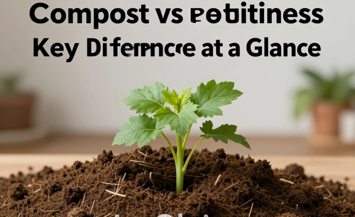 Compost vs Potting Mix: Key Differences at a Glance