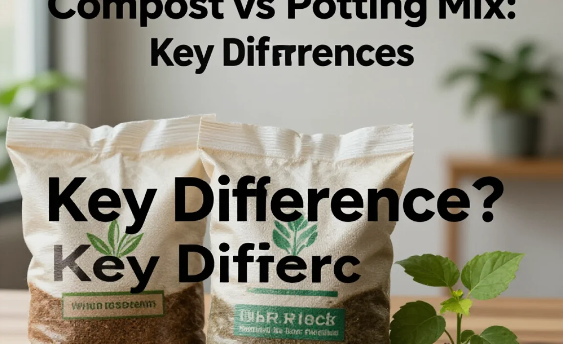 Compost vs Potting Mix: Key Differences