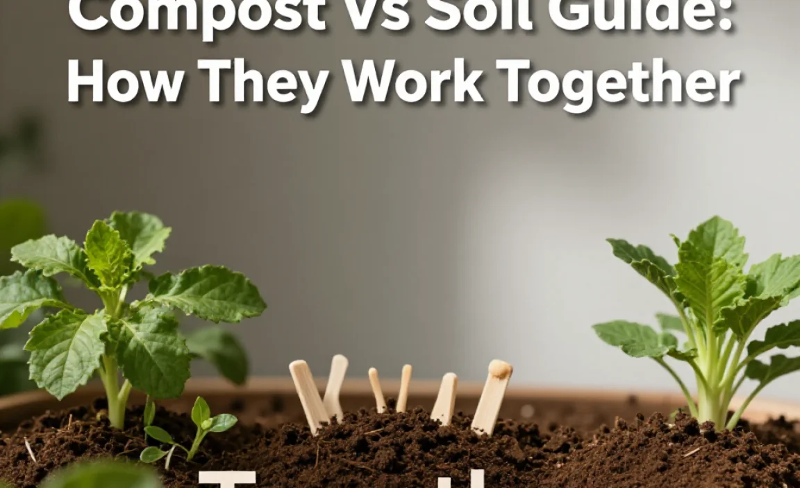 Compost Vs Soil Guide: How They Work Together