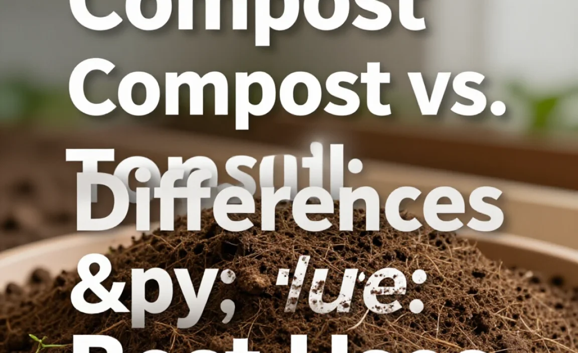 Compost vs. Topsoil: Key Differences & Best Uses