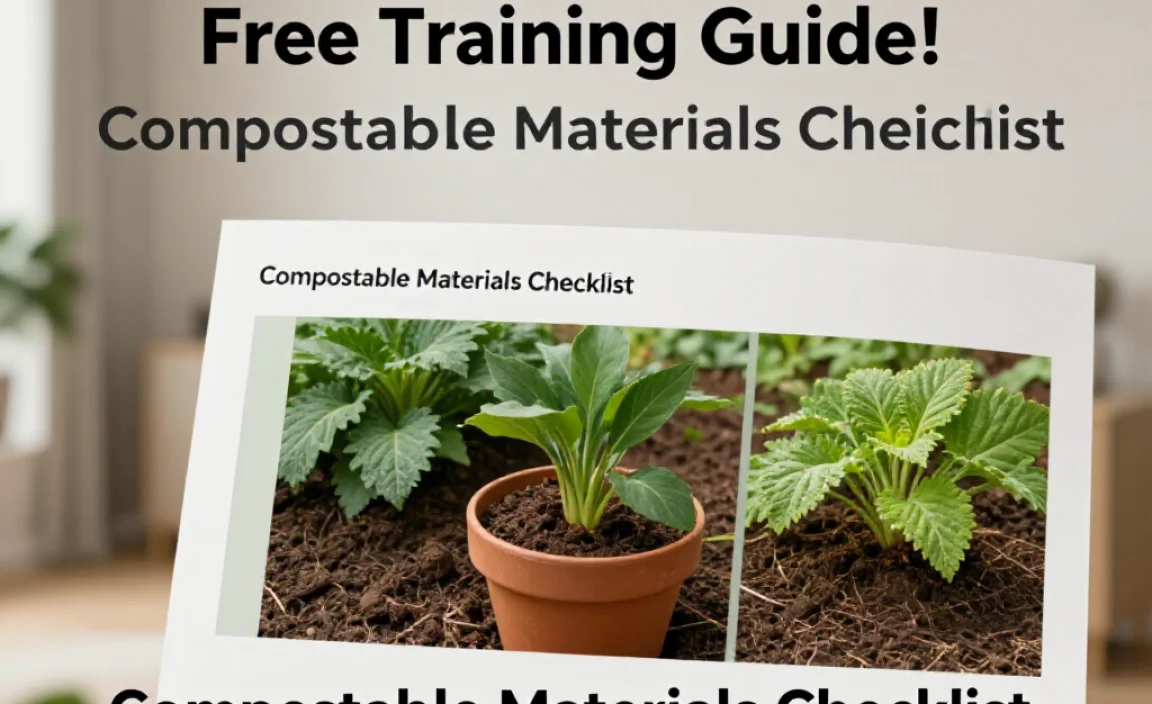 Compostable Materials Checklist