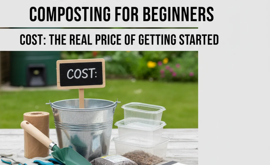 Composting For Beginners Cost: The Real Price of Getting Started