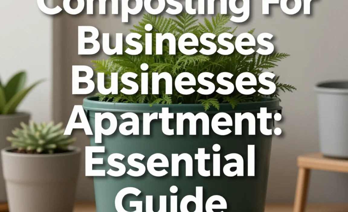 Composting For Businesses Apartment: Essential Guide