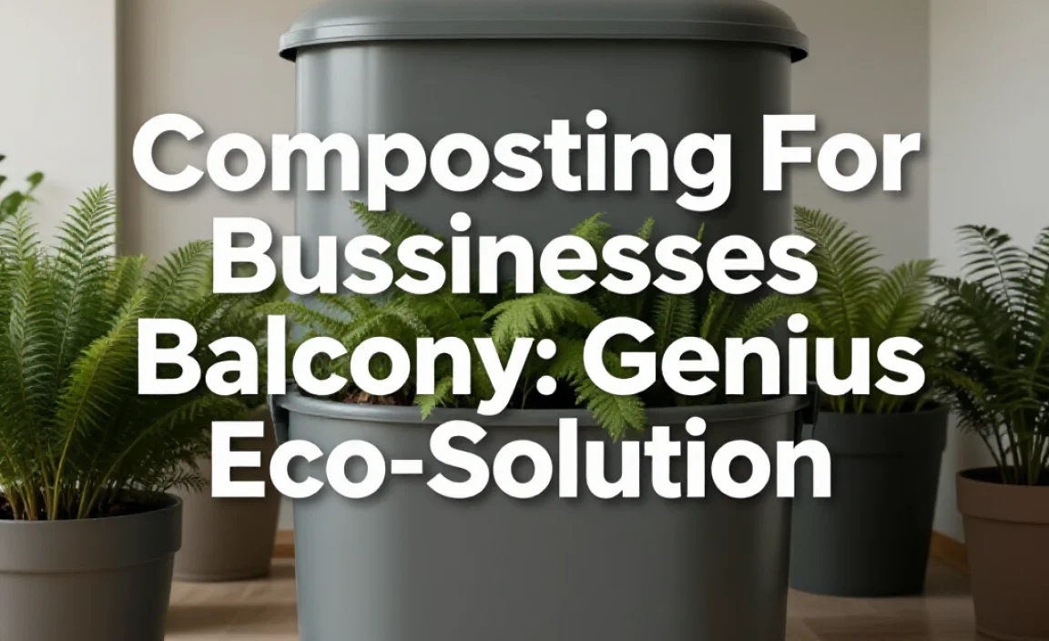 Composting For Businesses Balcony: Genius Eco-Solution