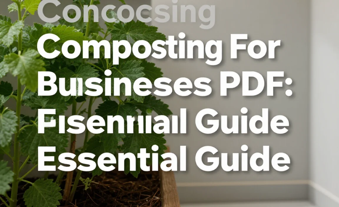 Composting For Businesses PDF: Essential Guide