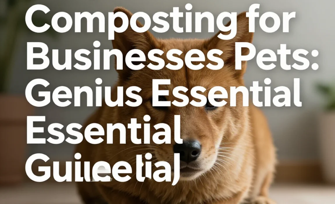 Composting for Businesses Pets: Genius Essential Guide