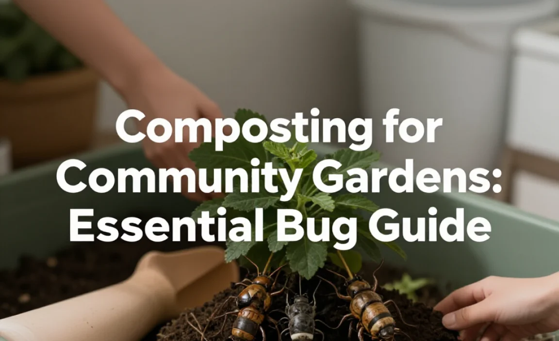Composting for Community Gardens: Essential Bug Guide