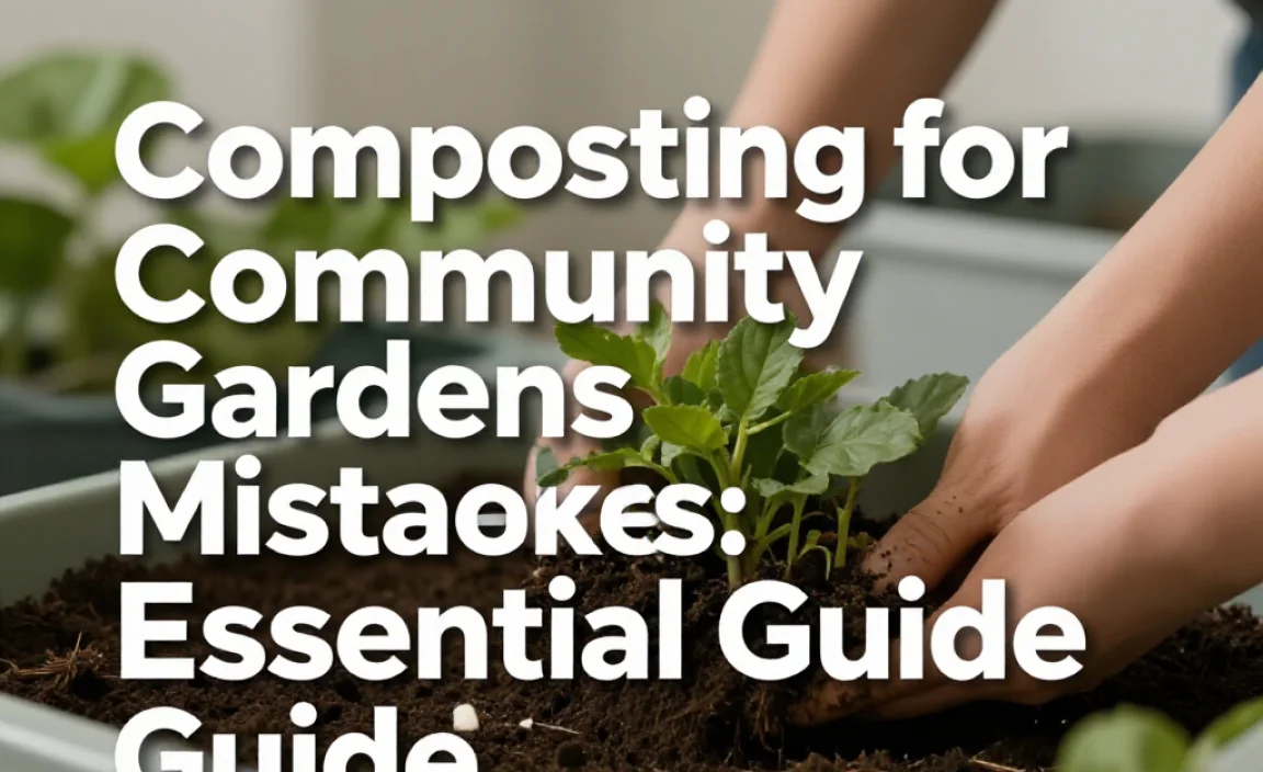 Composting for Community Gardens Mistakes: Essential Guide