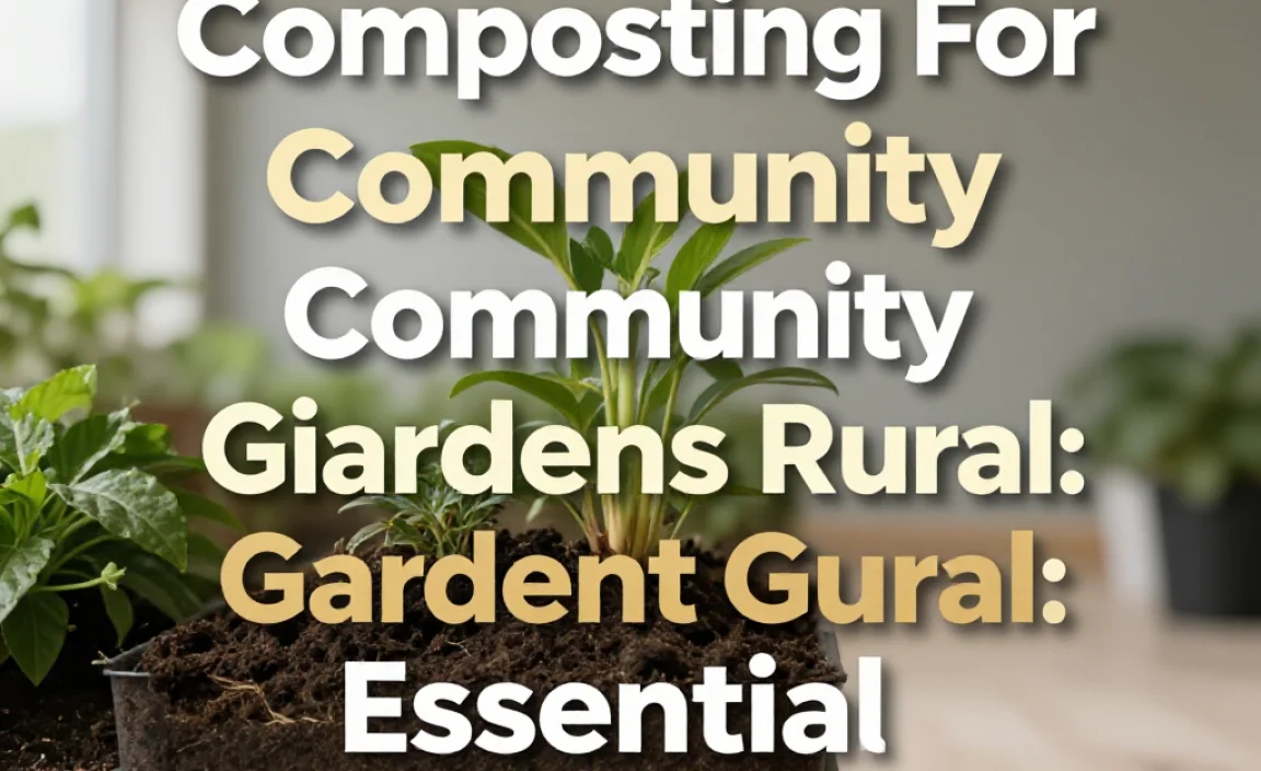Composting For Community Gardens Rural: Essential Guide