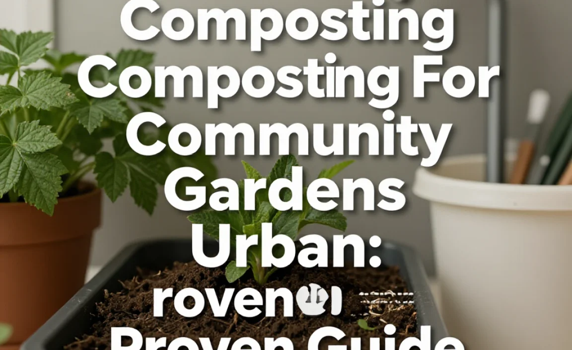 Composting For Community Gardens Urban: Proven Guide