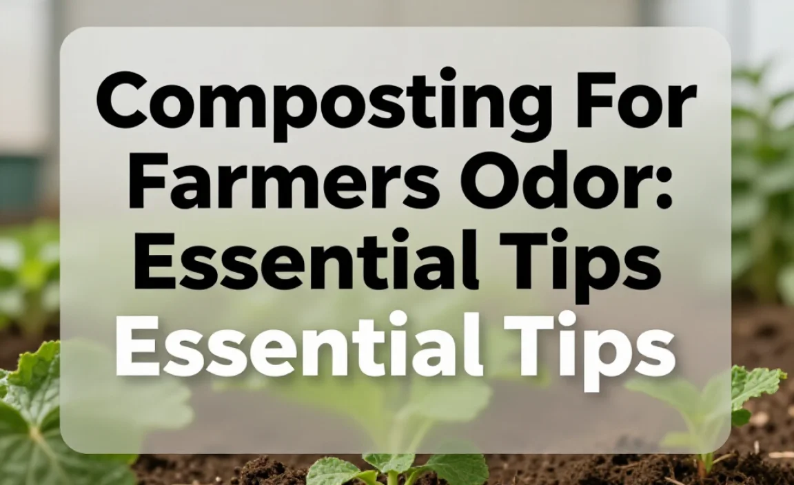 Composting For Farmers Odor: Essential Tips