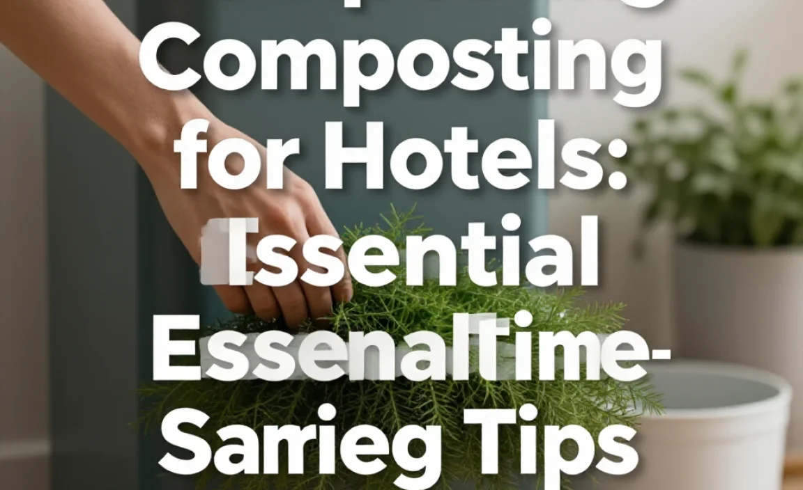 Composting for Hotels: Essential Time-Saving Tips
