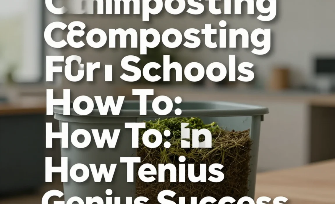 Composting For Schools How To: Genius Success
