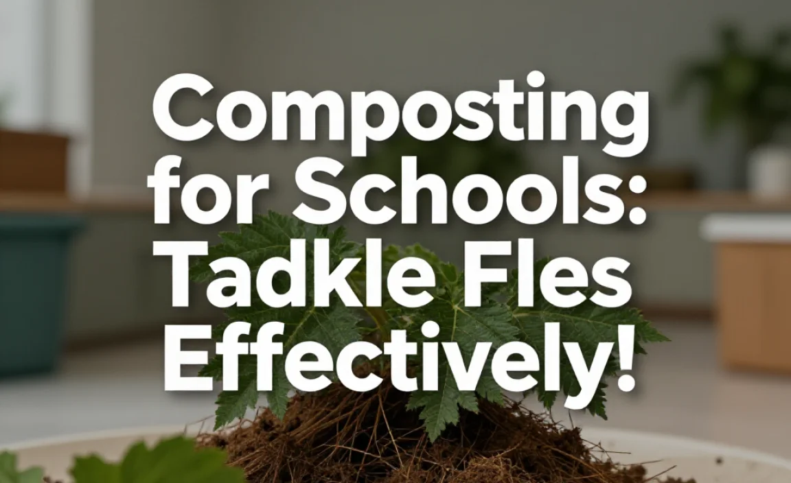 Composting for Schools: Tackle Flies Effectively!