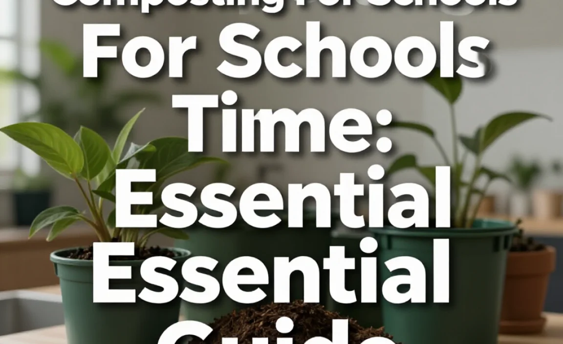 Composting For Schools Time: Essential Guide