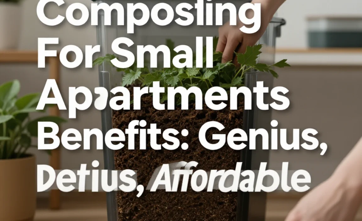 Composting For Small Apartments Benefits: Genius, Affordable