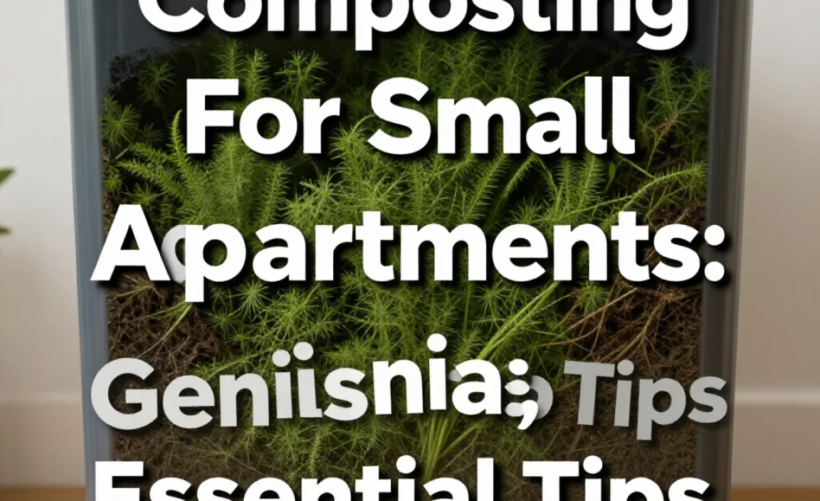 Composting For Small Apartments: Genius, Essential Tips