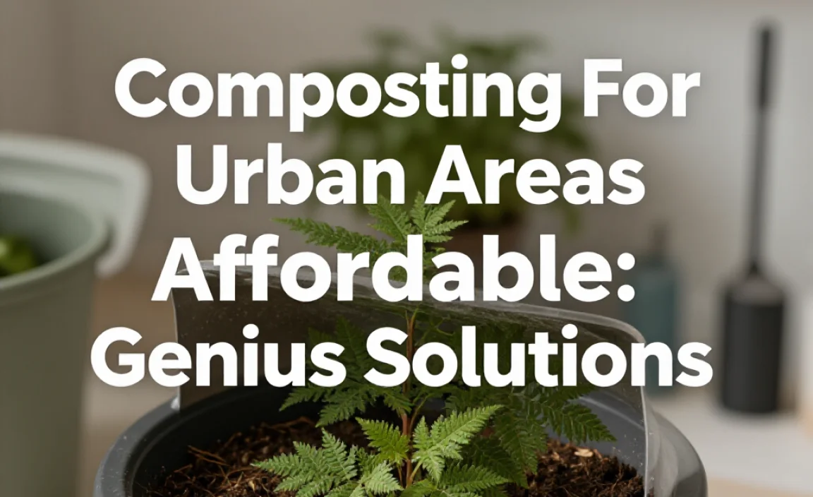 Composting For Urban Areas Affordable: Genius Solutions