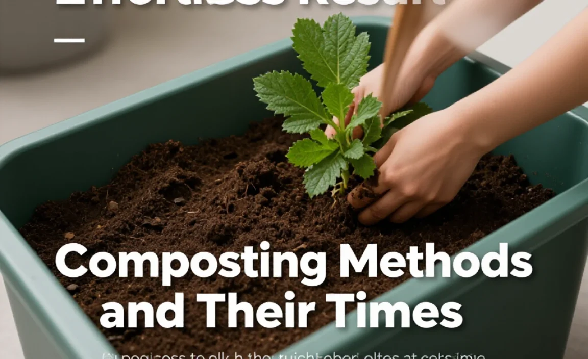 Composting Methods and Their Times