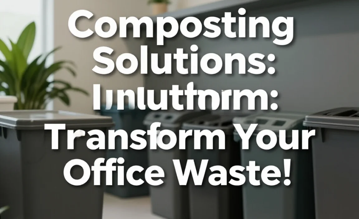 Composting Solutions: Transform Your Office Waste!
