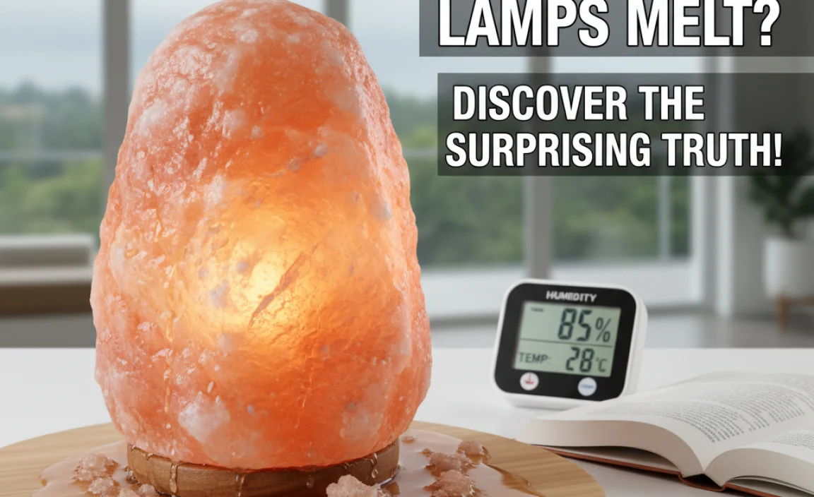 Conditions That Cause Salt Lamps to Melt