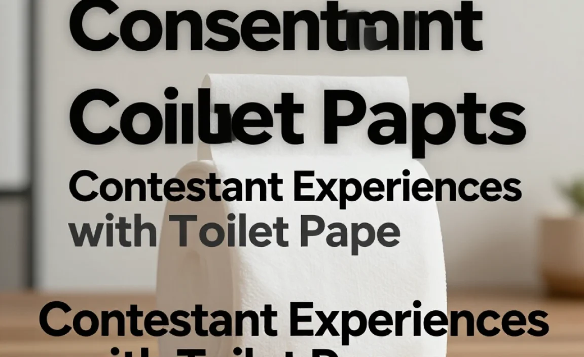 Contestant Experiences with Toilet Paper
