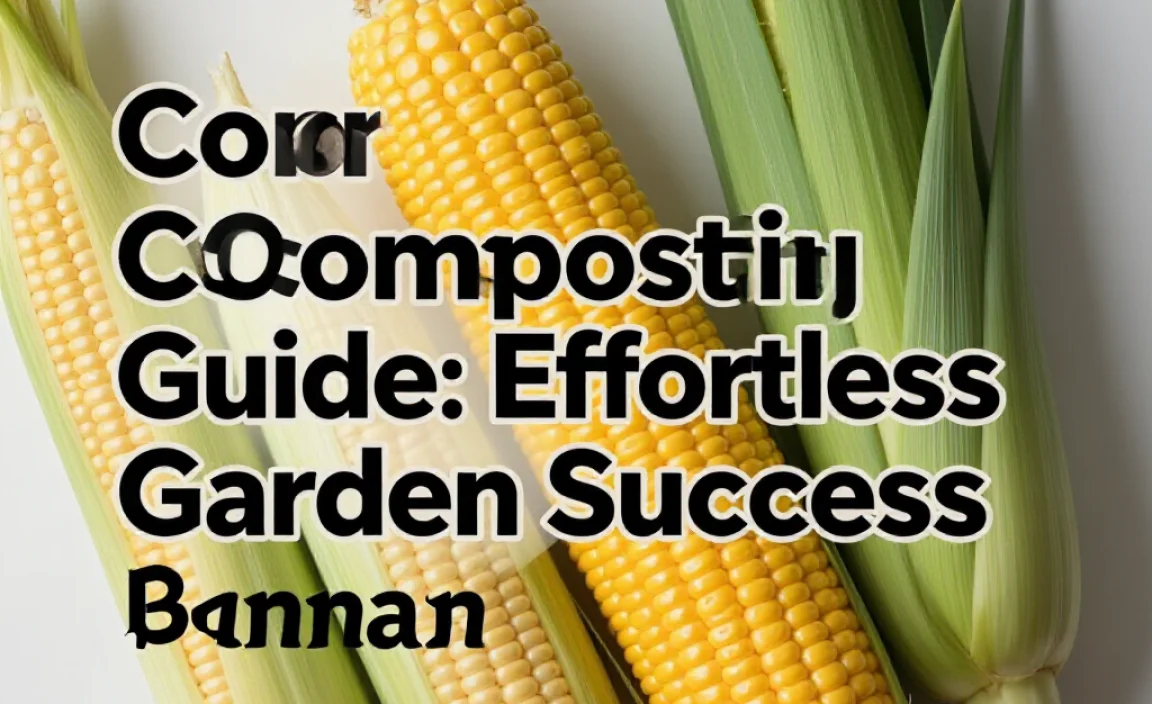 Corn Cobs Composting Guide: Effortless Garden Success