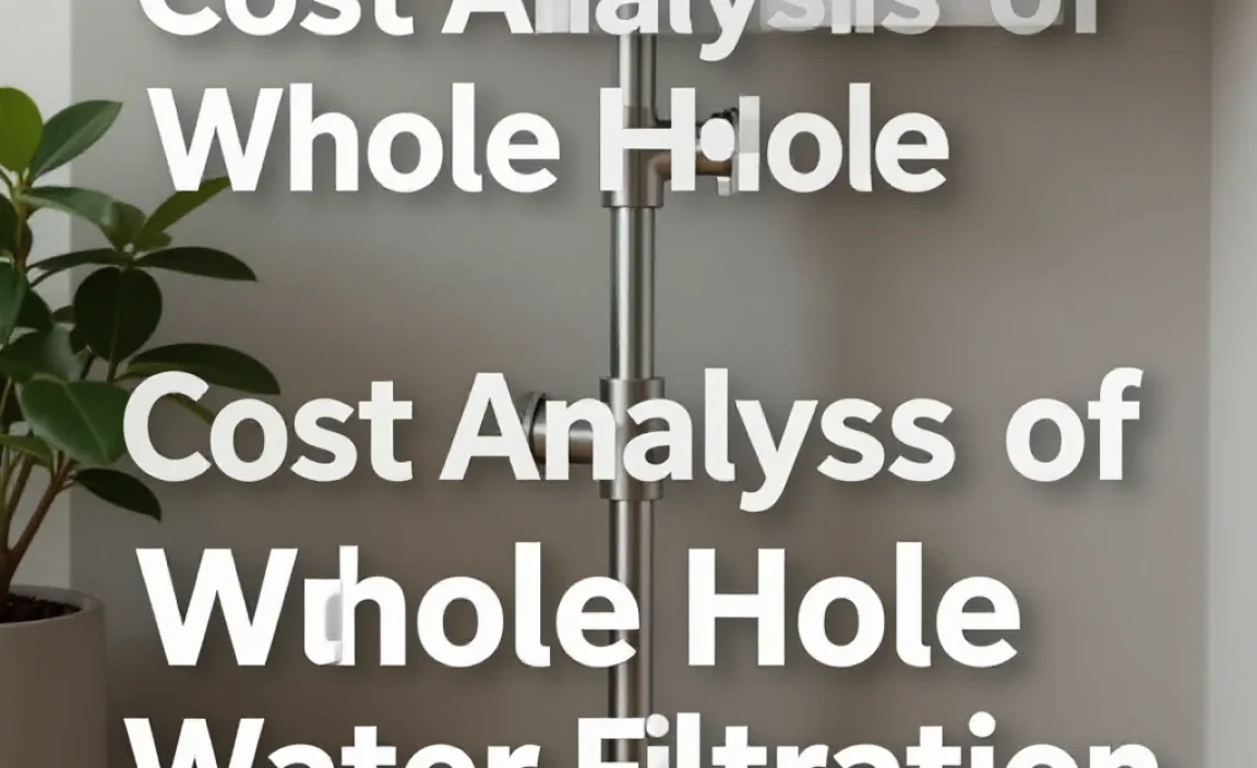 Cost Analysis of Whole Home Water Filtration