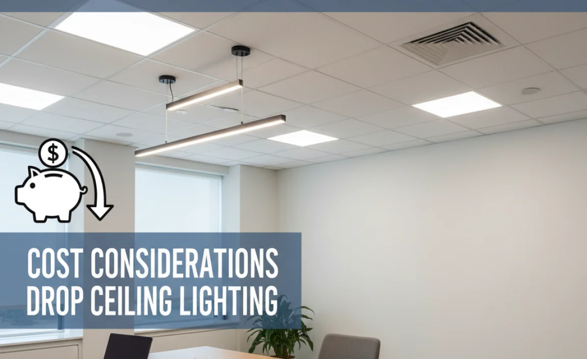 Cost Considerations for Drop Ceiling Lighting