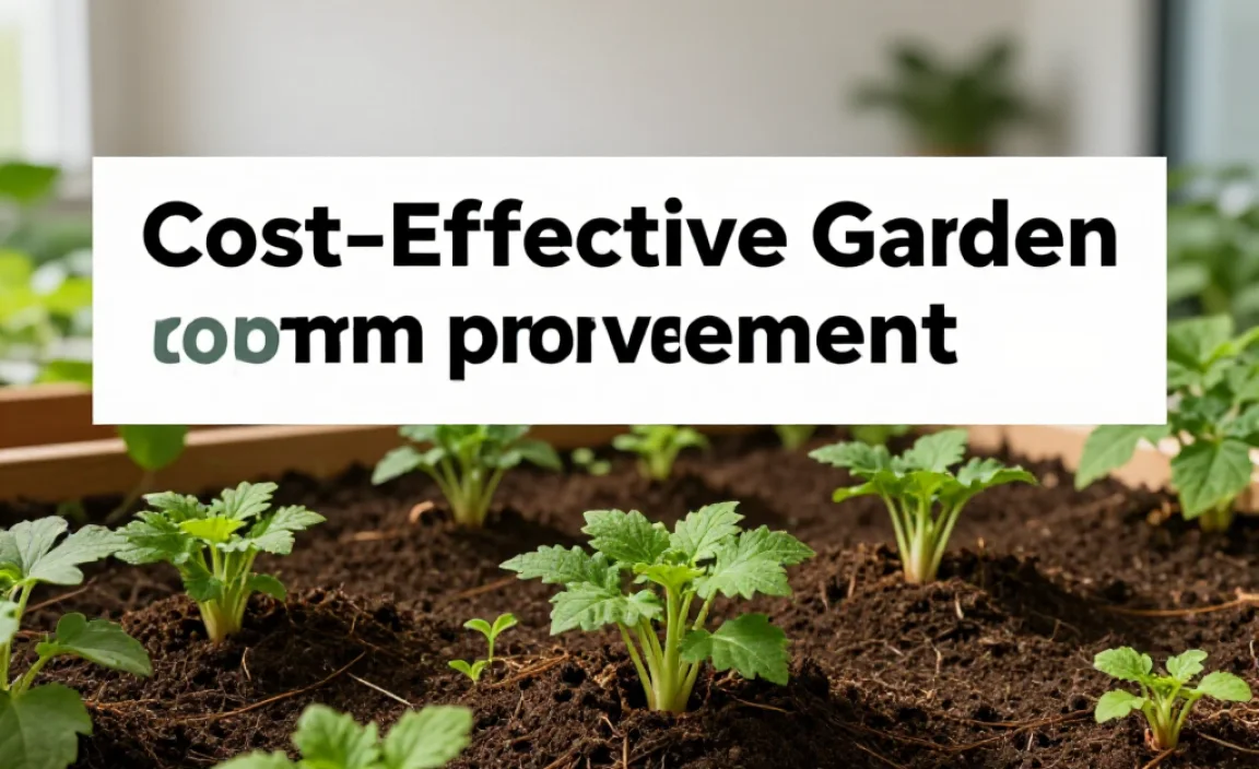 Cost-Effective Garden Improvement