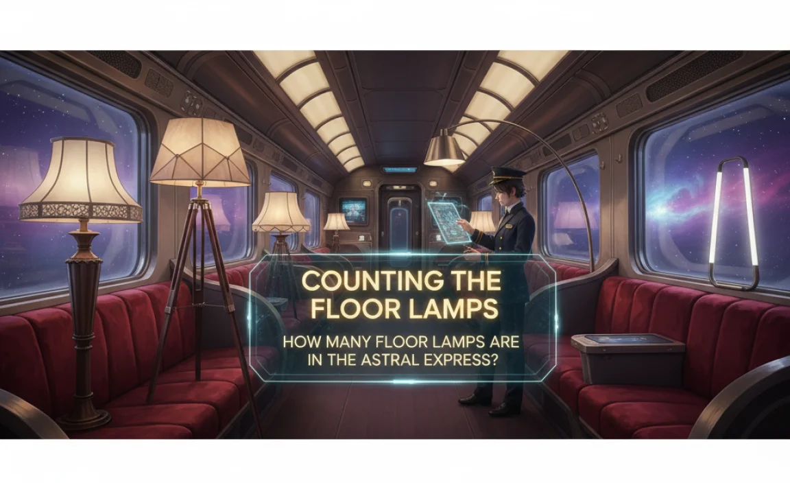 Counting the Floor Lamps