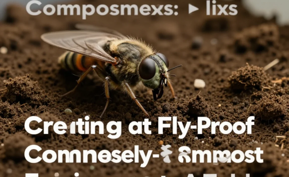 Creating a Fly-Proof Compost Environment: A Table