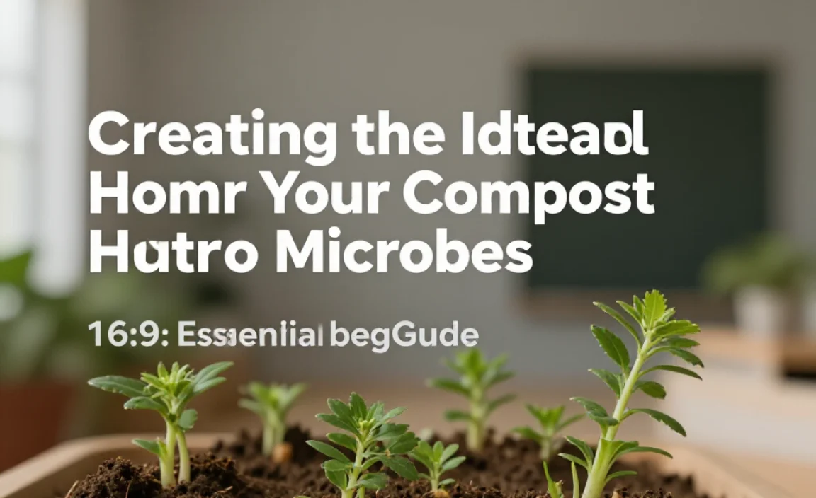 Creating the Ideal Home for Your Compost Microbes