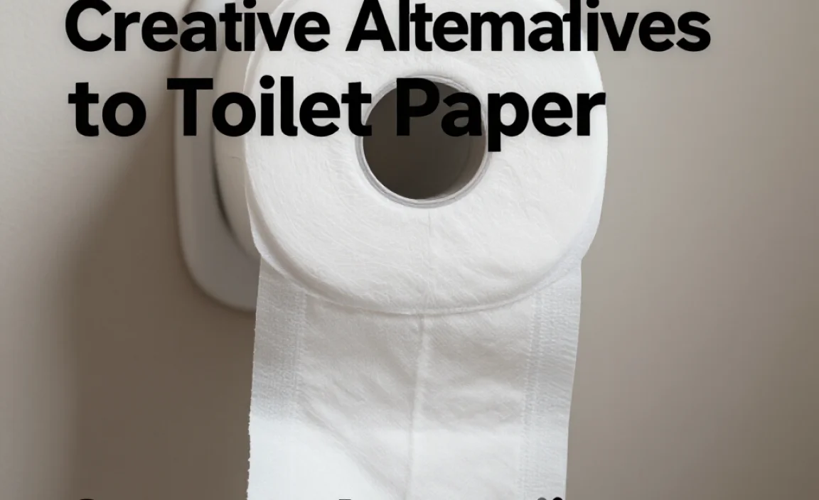 Creative Alternatives to Toilet Paper