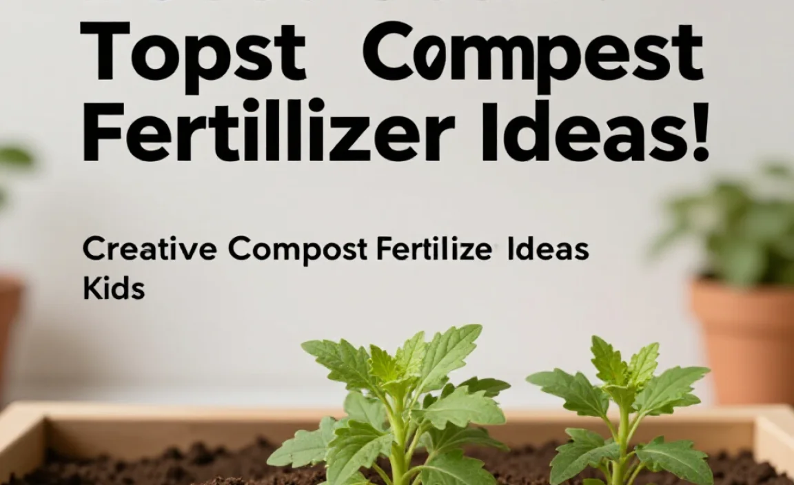 Creative Compost Fertilizer Ideas for Kids