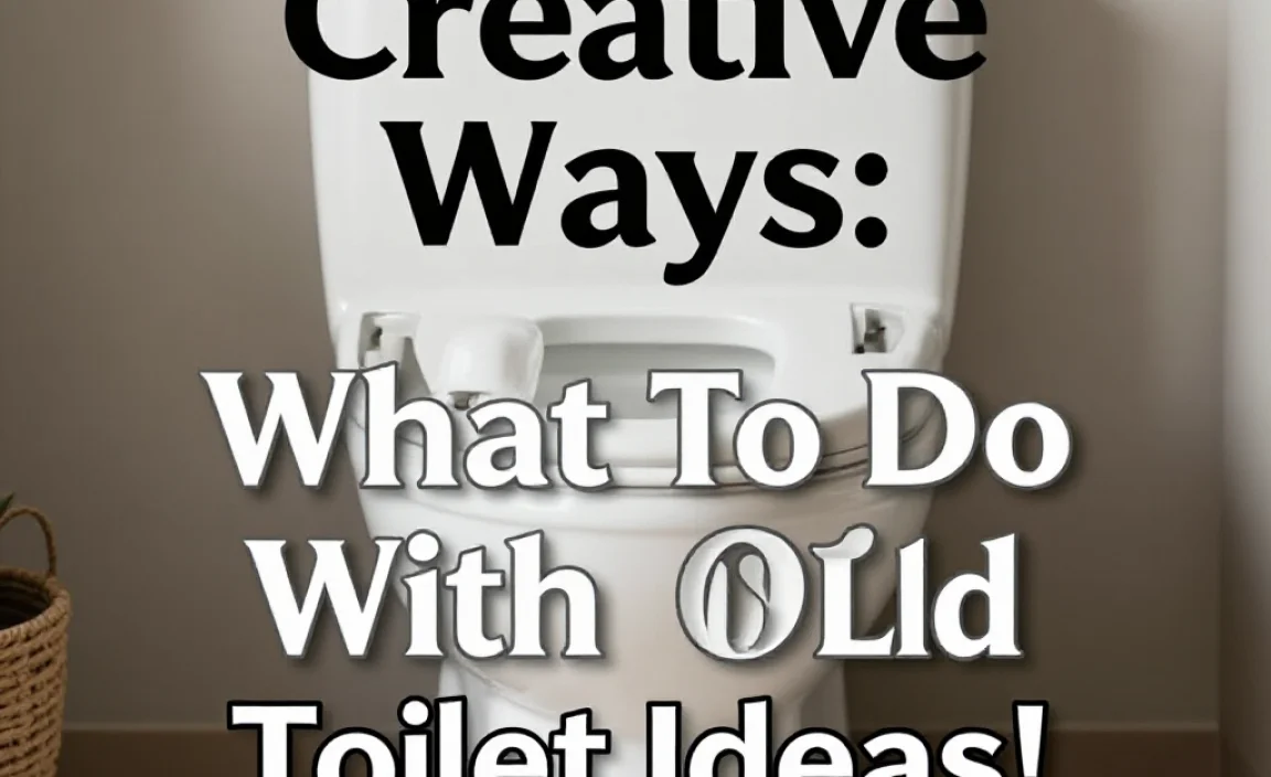 Creative Ways: What To Do With Old Toilet Ideas!